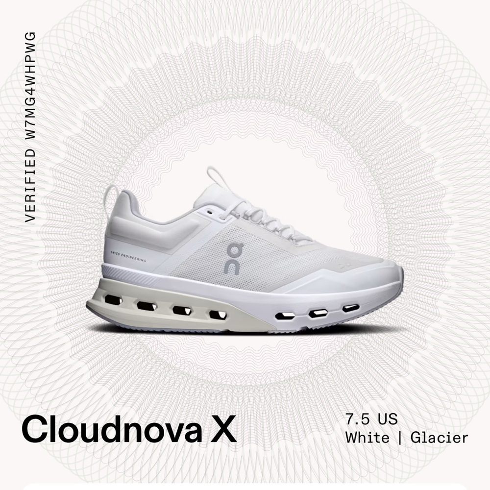On Cloudnova X Women's Sneakers - White Free Shipping